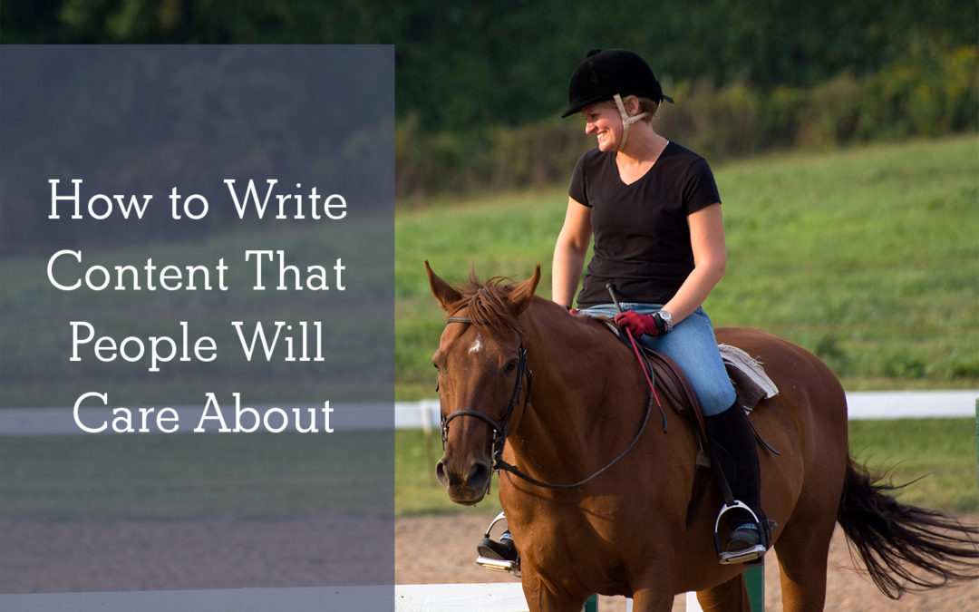 Marketing Content That People Will Care About